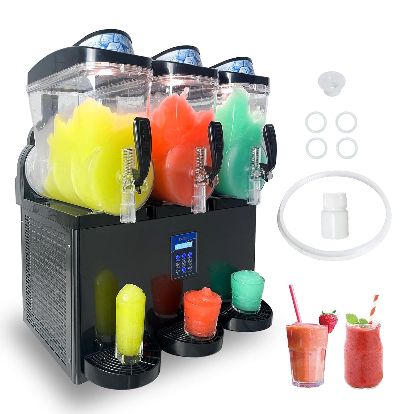 High-Volume Stainless Steel Slushy Machine - Perfect for Events!