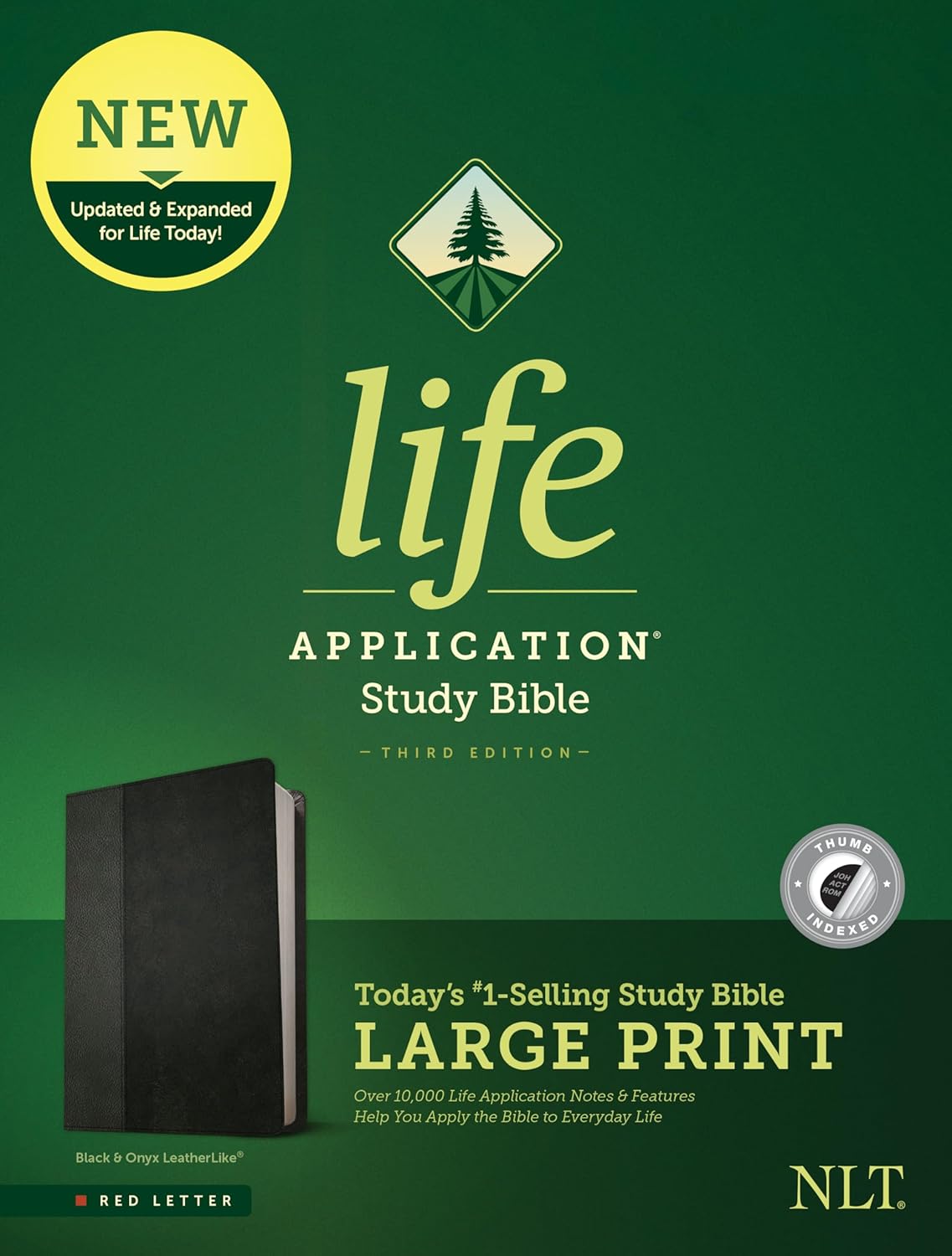Tyndale NLT Life Application Study Bible for Enhanced Readability