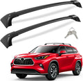 KINGGERI Lockable 260lbs Cross Bars Roof Racks for Toyota Highlander