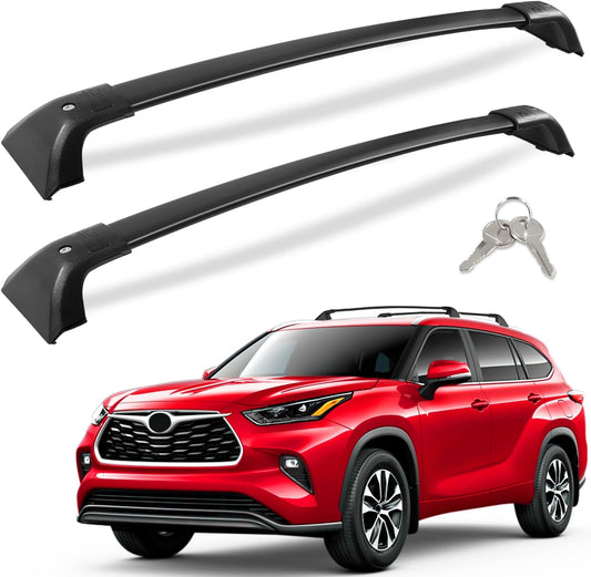 KINGGERI Lockable Cross Bars Roof Racks for Toyota Highlander