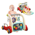 Baby Gym Play Mat 2-in-1 Baby Activity Center and Piano Walker - Tummy