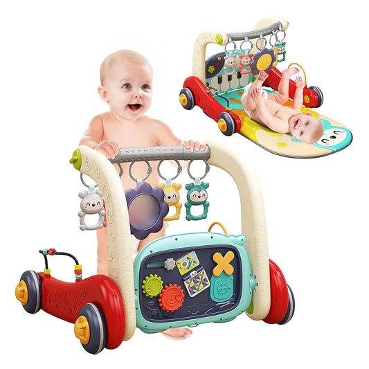 Asou Baby Gym Play Mat: 2-in-1 Piano Play & Tummy Time Fun!
