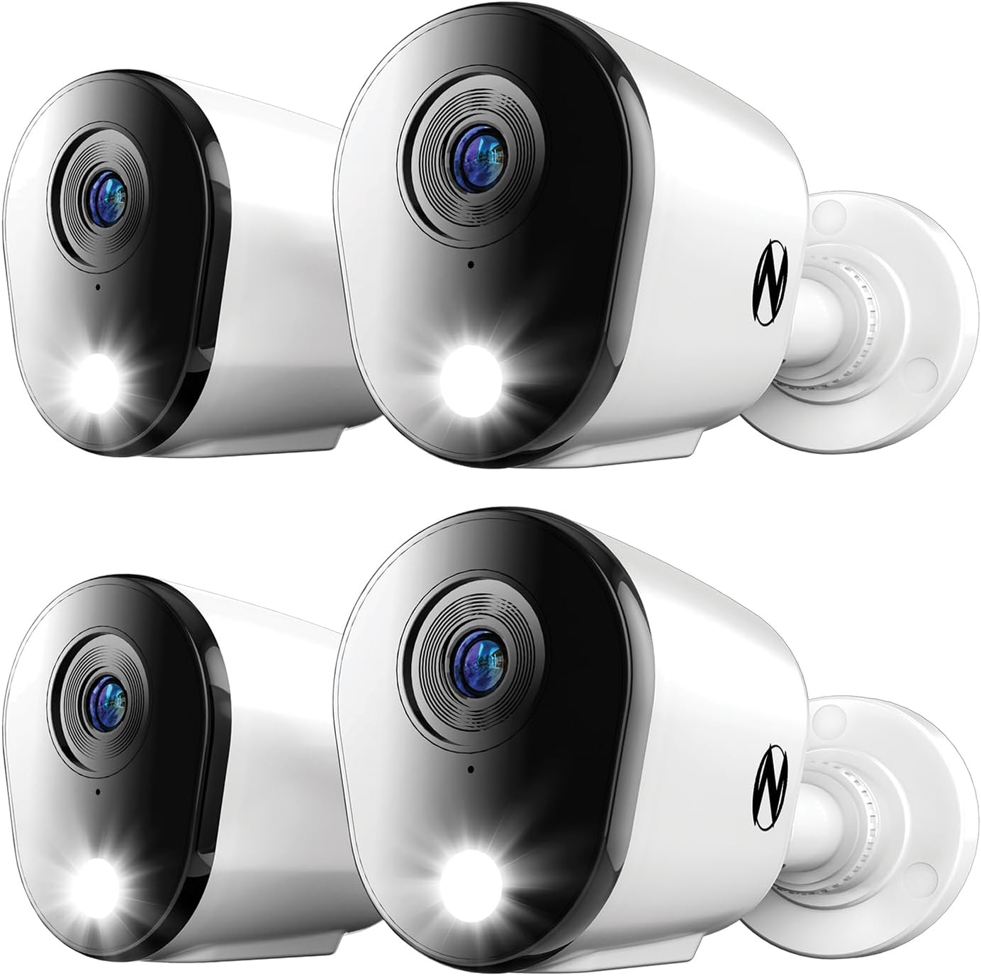 Night Owl 4K HD Indoor/Outdoor Deterrence Cameras with Audio