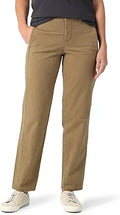 Lee Women's Ultra Lux Mid Rise Relaxed Straight Leg Pant