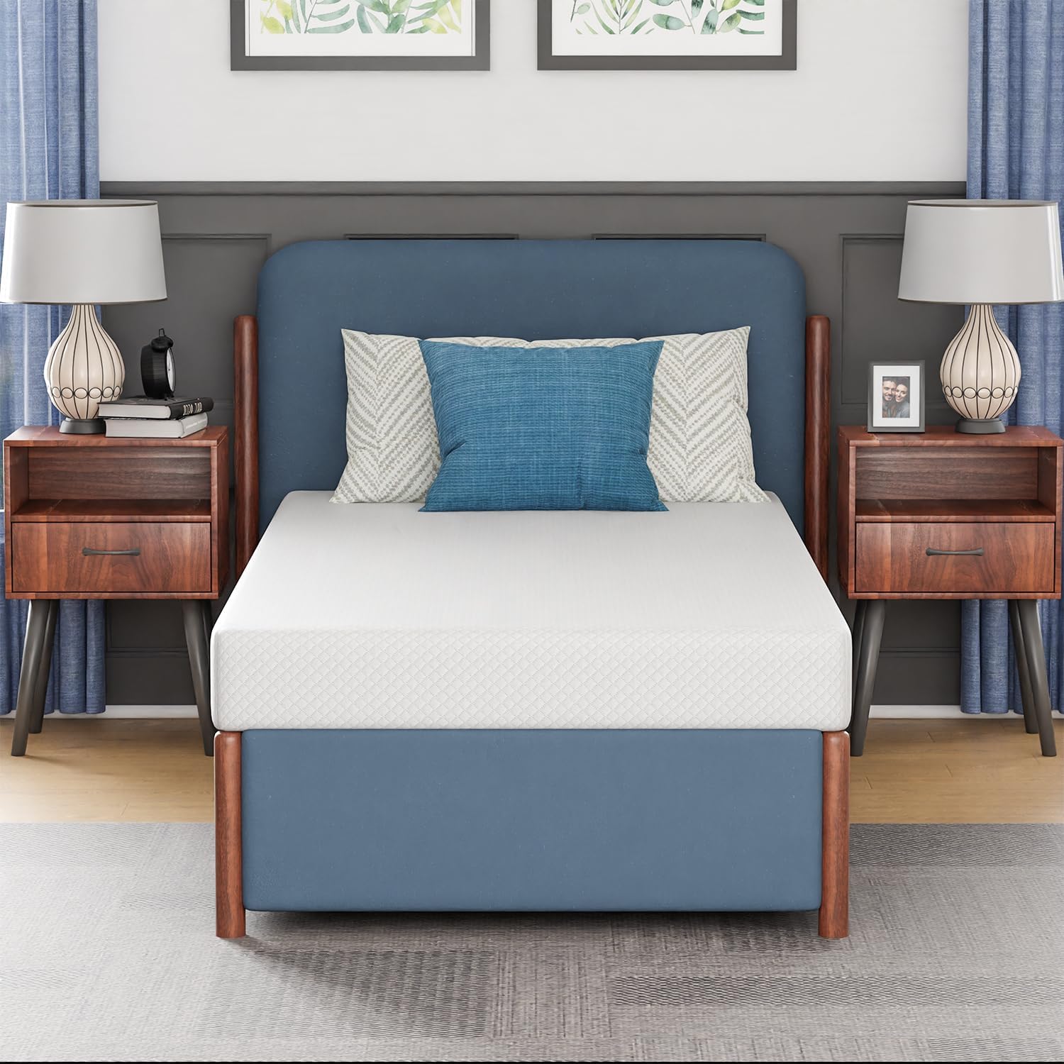 6 Inch Twin Gel Memory Foam Mattress for Cool Sleep & Comfort