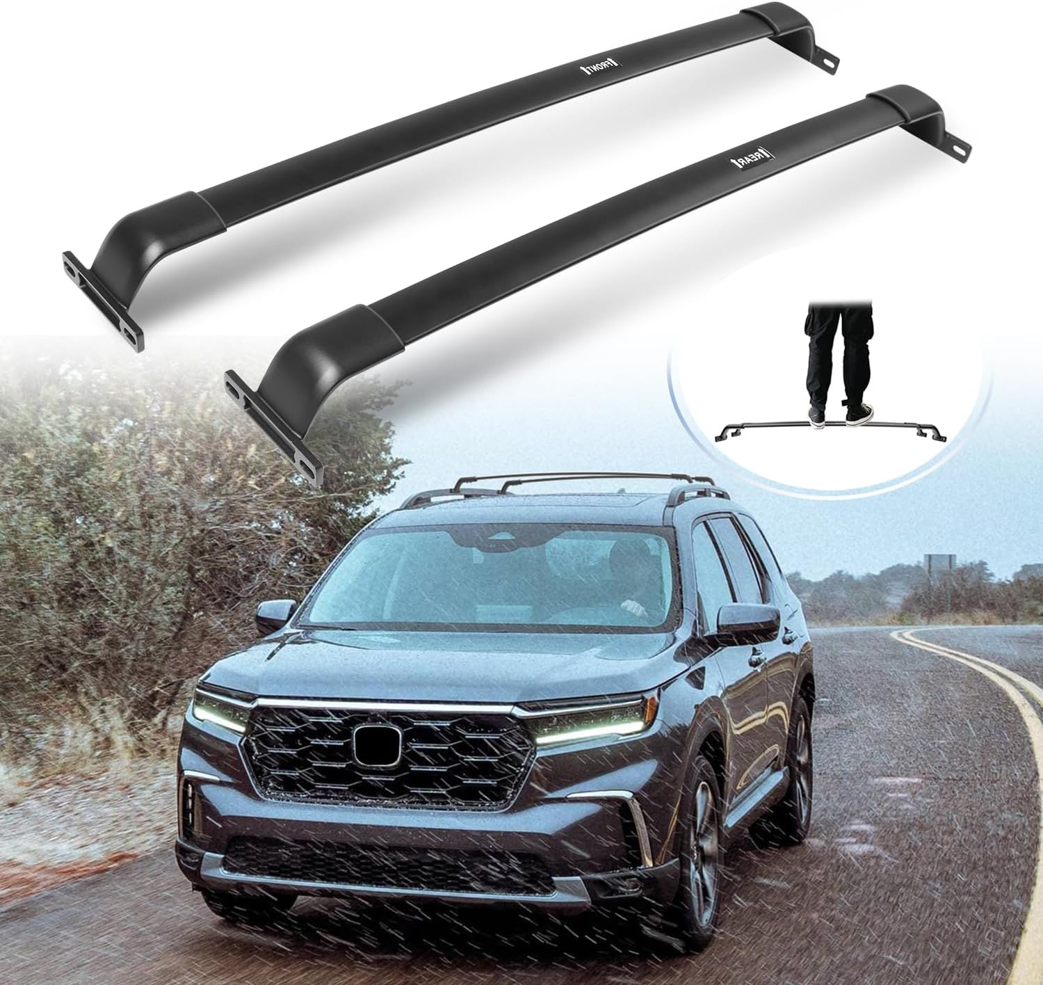 Enhanced 220 LBS Roof Racks for 2023 2024 2025 Honda Pilot