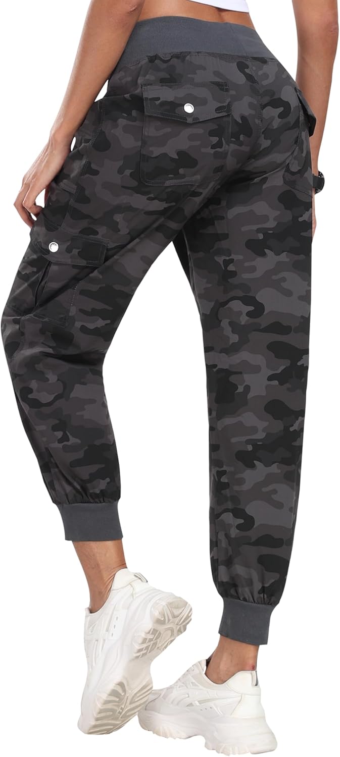 MoFiz Women's Lightweight Hiking Cargo Pants for Outdoor Fun