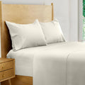 100% Viscose Bamboo King Sheet Set Ivory - Cooling Deep Pocket