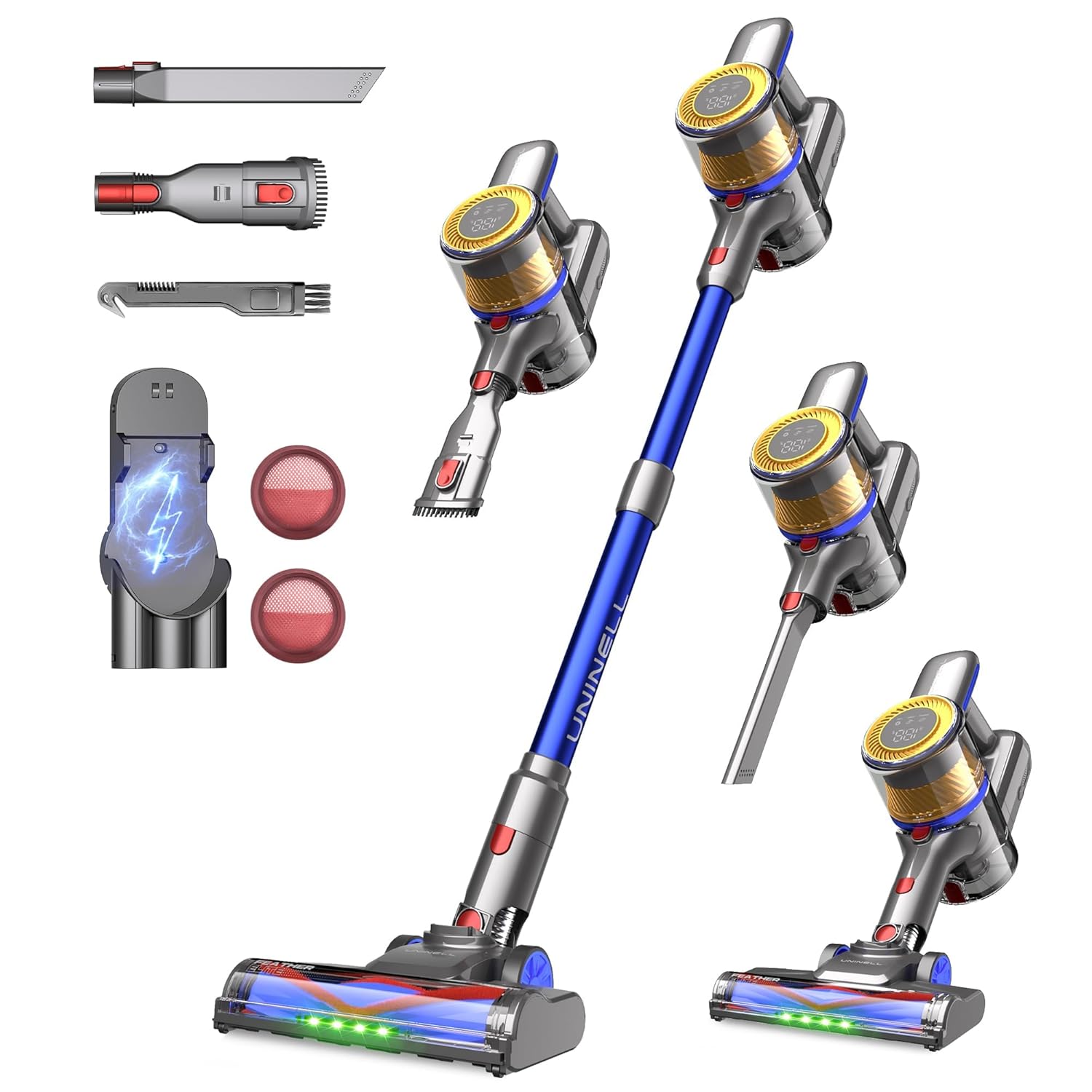 UNINELL HOME Cordless Vacuum Cleaner with 45000Pa Suction Power