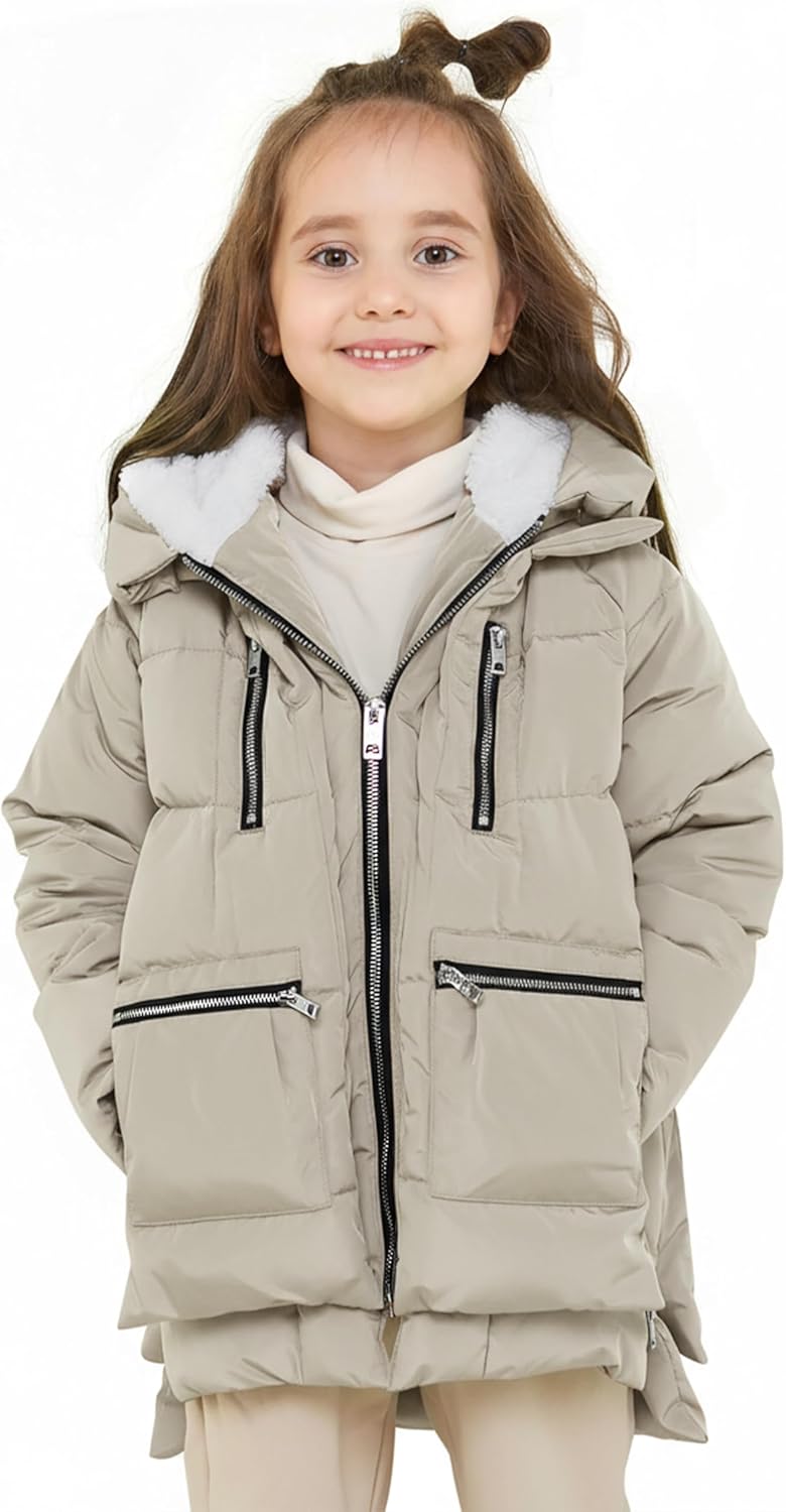 Orolay Children's Hooded Down Coat for Stylish Winter Wear