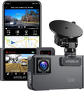 2K Dual Dash Cam Front and Inside - Clear Night Vision & GPS