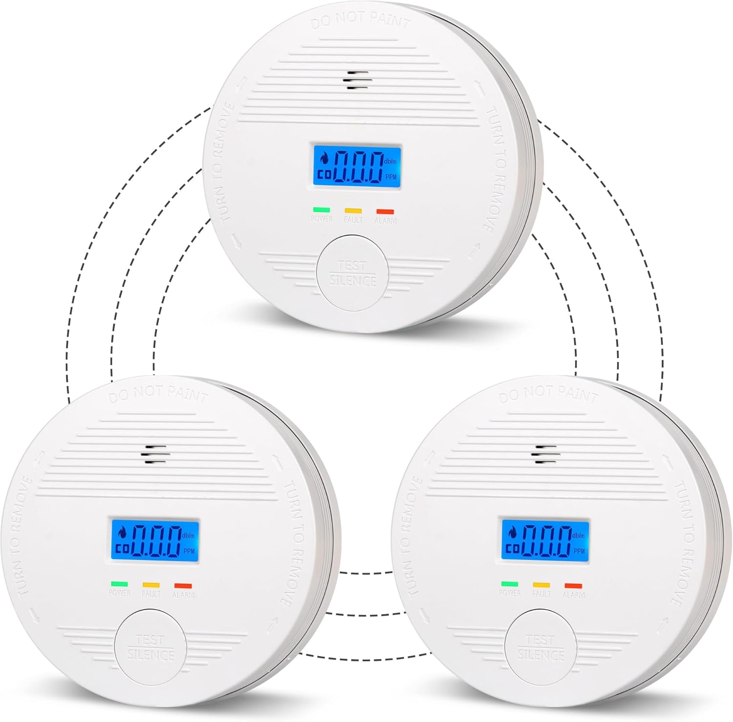 Interconnected Smoke and Carbon Monoxide Detector for Home Safety