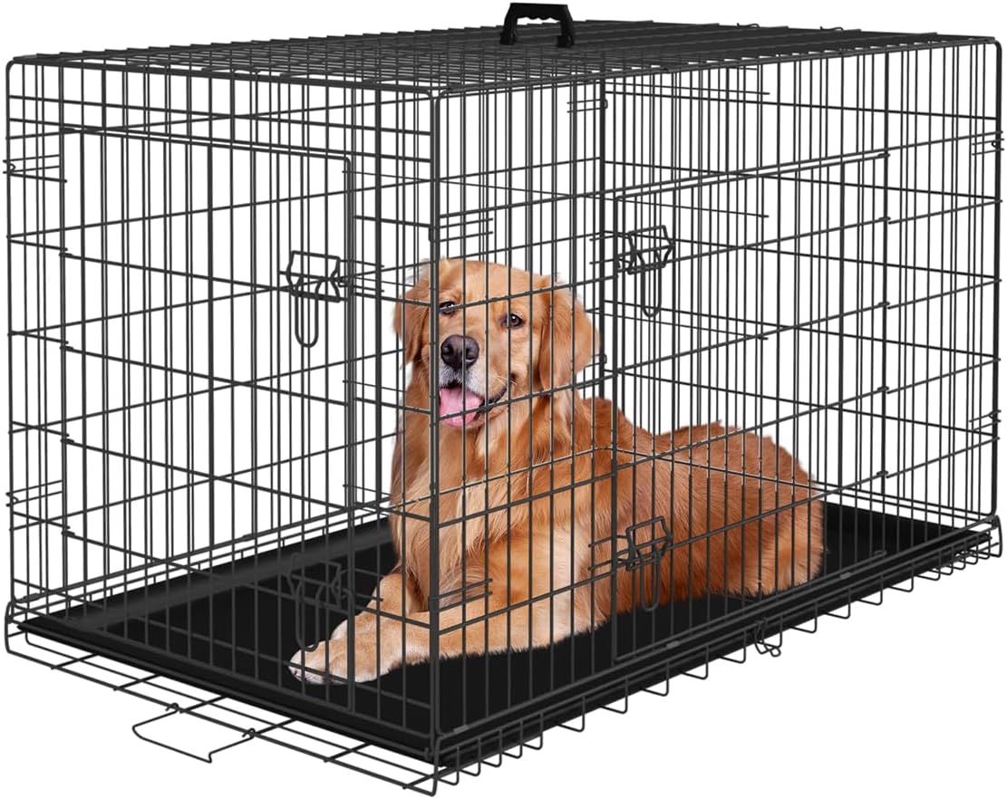 PayLessHere Large Dog Crate for Medium Large Dogs - 48 Inch