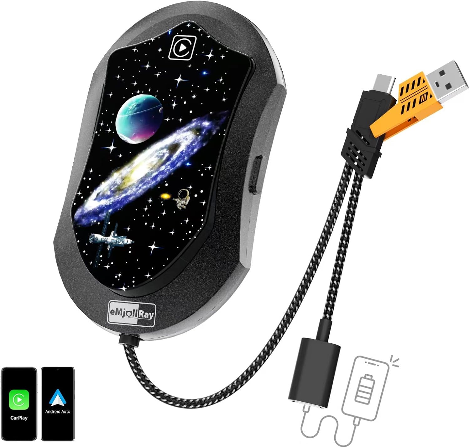 Wireless CarPlay Adapter | 3-in-1 Plug & Play Converter