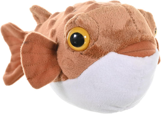8 Recycled Fill Pufferfish Plush - Eco-Friendly Gift