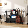 Guitar Stand Multiple Guitar Rack with Storage - 3-Instrument Display