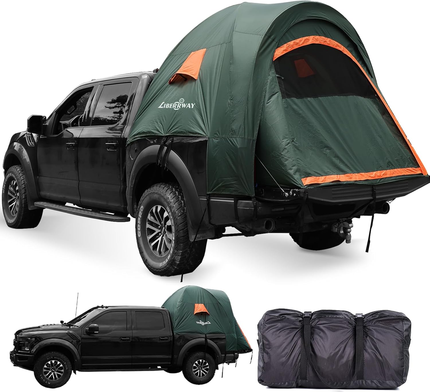 LIBERRWAY 2-Person Waterproof Truck Bed Tent