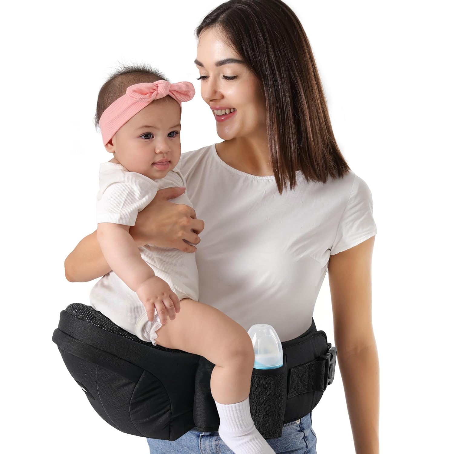 HKAI Baby Carrier Hip Seat with Large Capacity and Comfort