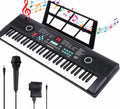 61-Key Digital Piano for Kids - Dual Speaker, Microphone - Portable & Fun!