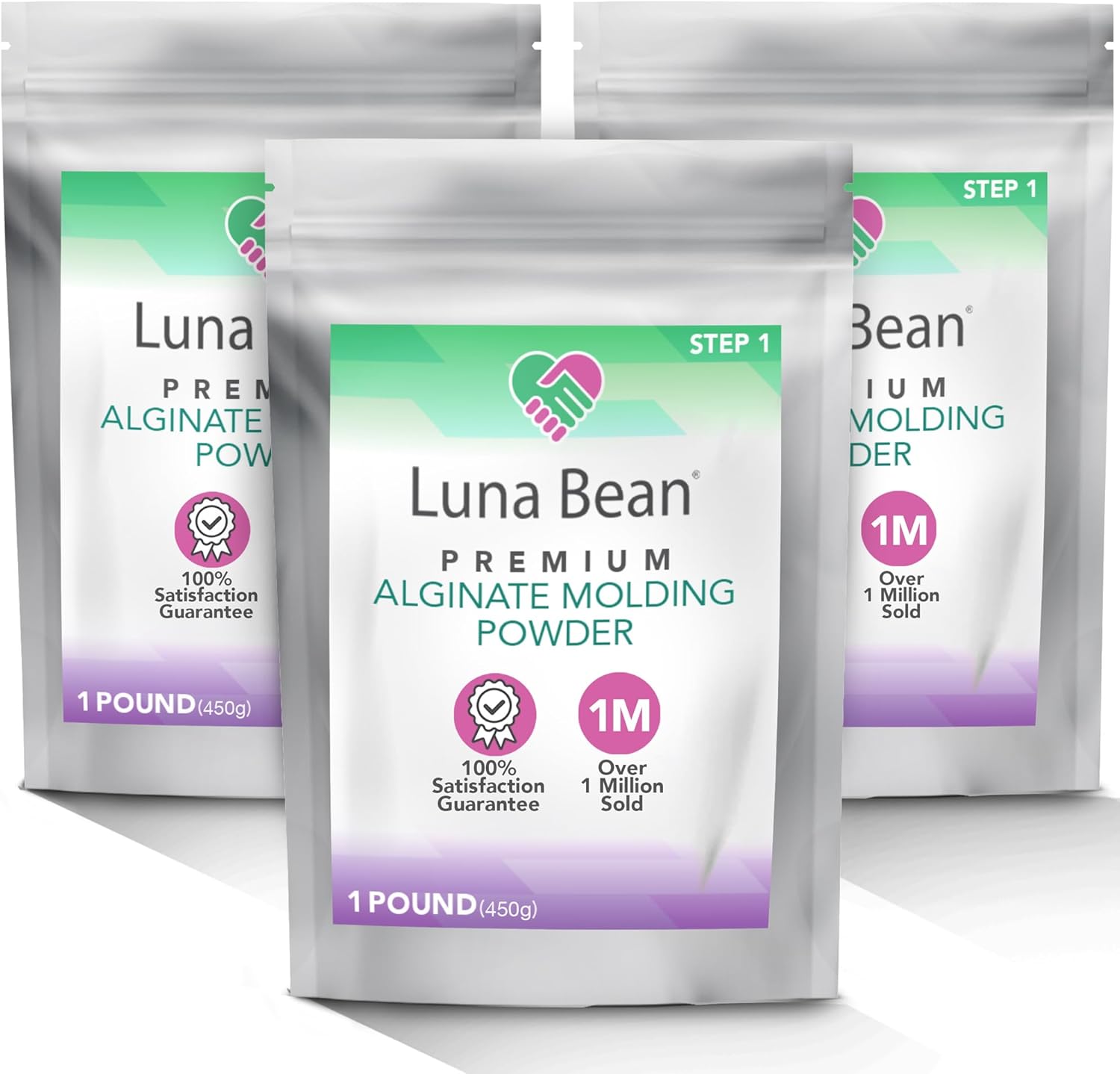 Luna Bean Alginate Molding Powder Refill for Hand Casting Kit