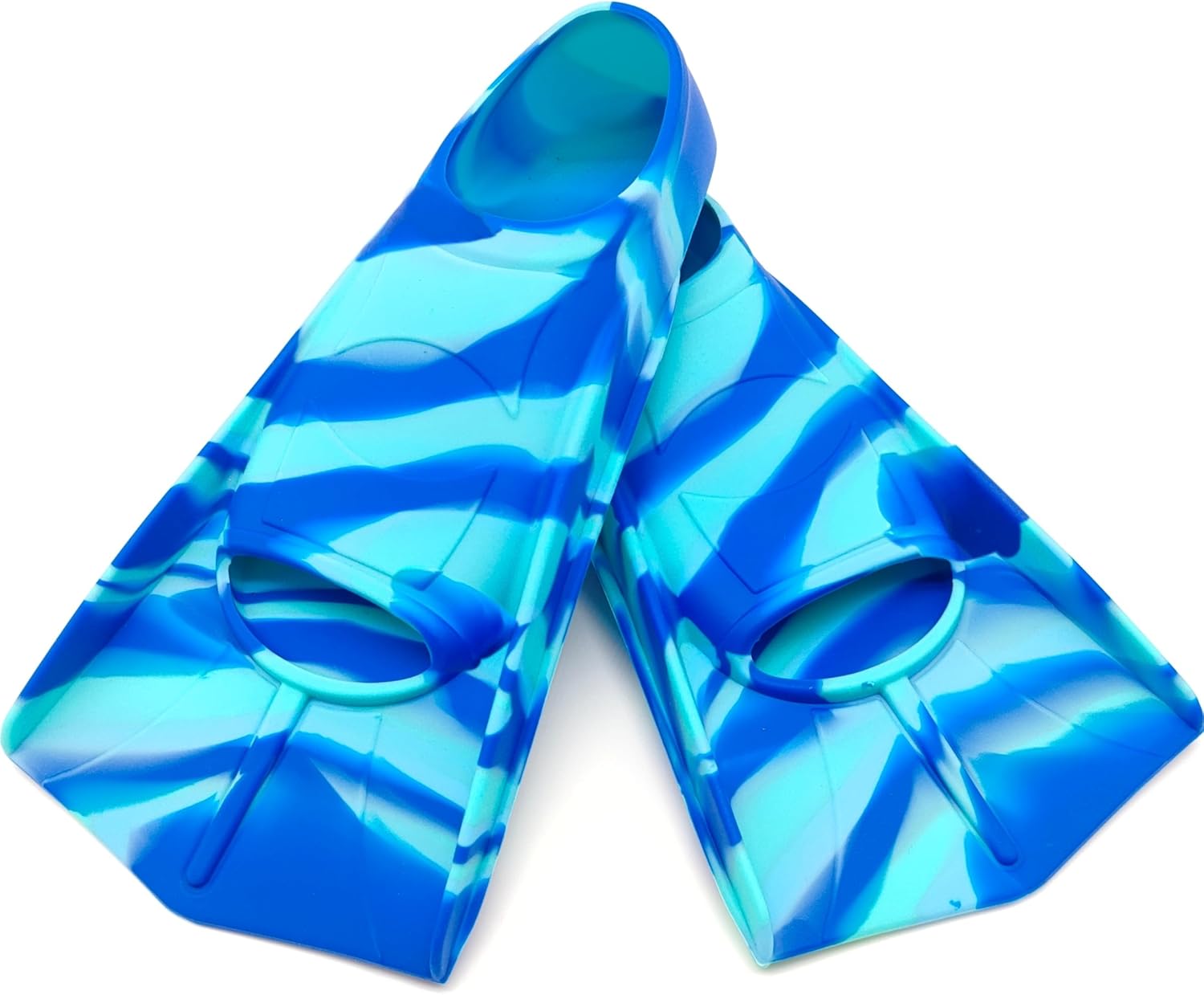 Kids Swim Fins for Beginners - Comfortable Silicone Flippers
