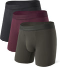 DAVID ARCHY Men's Modal Support Pouch Trunks - Ultra Soft Comfort in