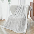 Heated Blanket Throw Size, Soft and Cozy Electric Heating Blanket