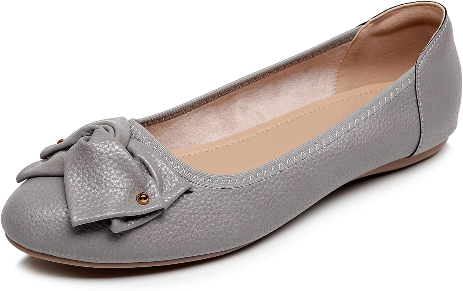 VenusCelia Women's Bows Dance Flats Shoes for Everyday Comfort