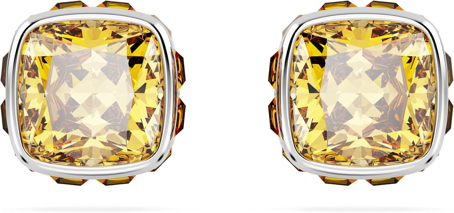 Swarovski Crystal Chroma Jewelry Collection: Elegant Heart Earrings