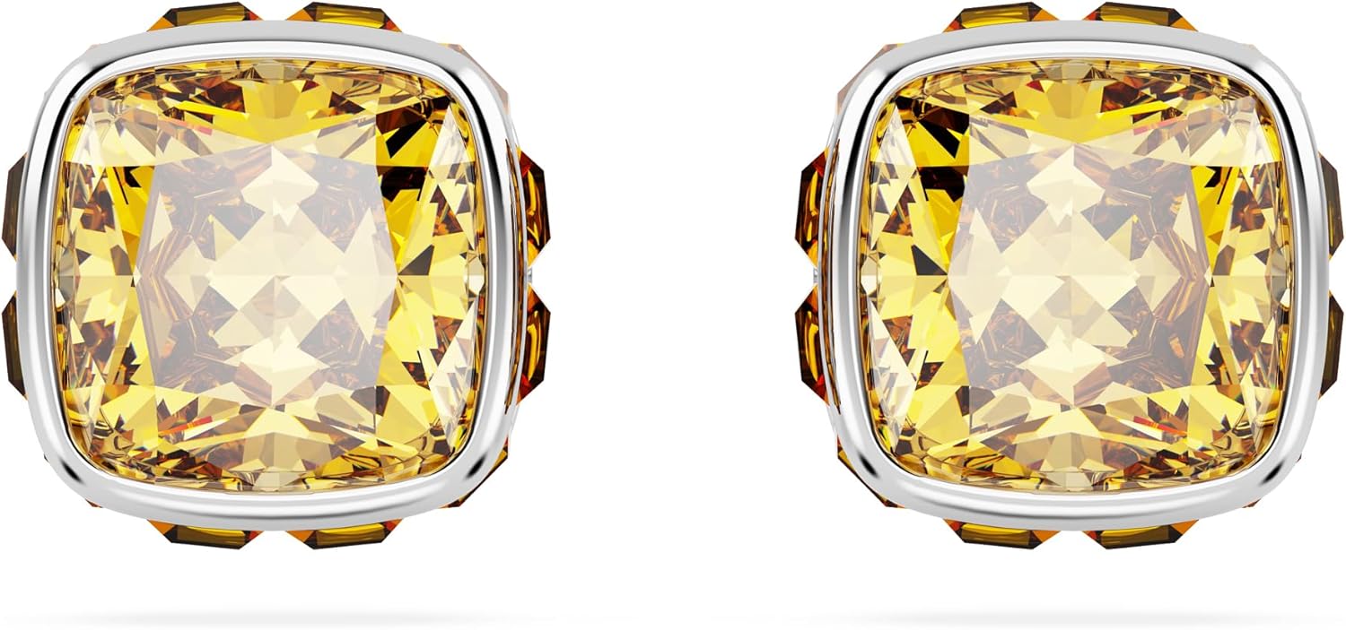 Swarovski Crystal Chroma Jewelry Collection: Elegant Heart Earrings