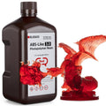 ABS-Like 3D Printer Resin 3.0 Clear Red - High Strength & Precision