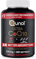 CoQ10 100mg Softgels 120 Count - 4 Month Supply for Heart Health