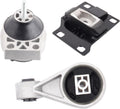 Engine Motor and Transmission Mount Kit Compatible with Focus