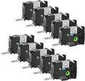 GREENCYCLE Compatible Brother TZe-151 24mm Label Tape - Durable Clear