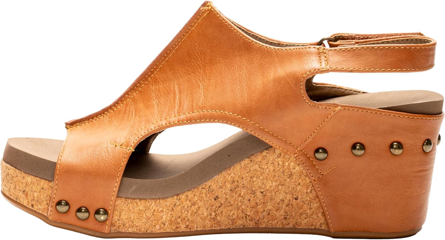 Corkys Footwear Womens Carley Wedges for All Day Comfort