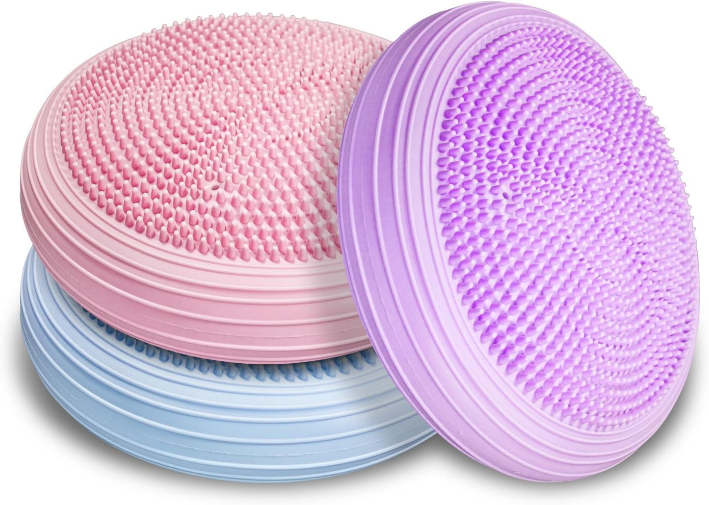 3-Pack Wobble Cushions: Strengthen Core, Improve Posture! 