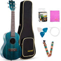 GECKO Concert Ukulele 23 in Kit - AAA Mahogany, Arched Back for Warm