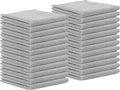 Microfiber Cleaning Cloth for Kitchen & Households (Pack of 24) - Gray