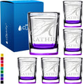 Personalized Shot Glasses Set of 6 with Custom Engraving