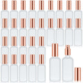 30 Pcs Rose Gold Glass Spray Bottles for Perfume and Travel