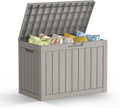 Mars Villa 45 Gallon Outdoor Storage Box - Compact Weatherproof Deck