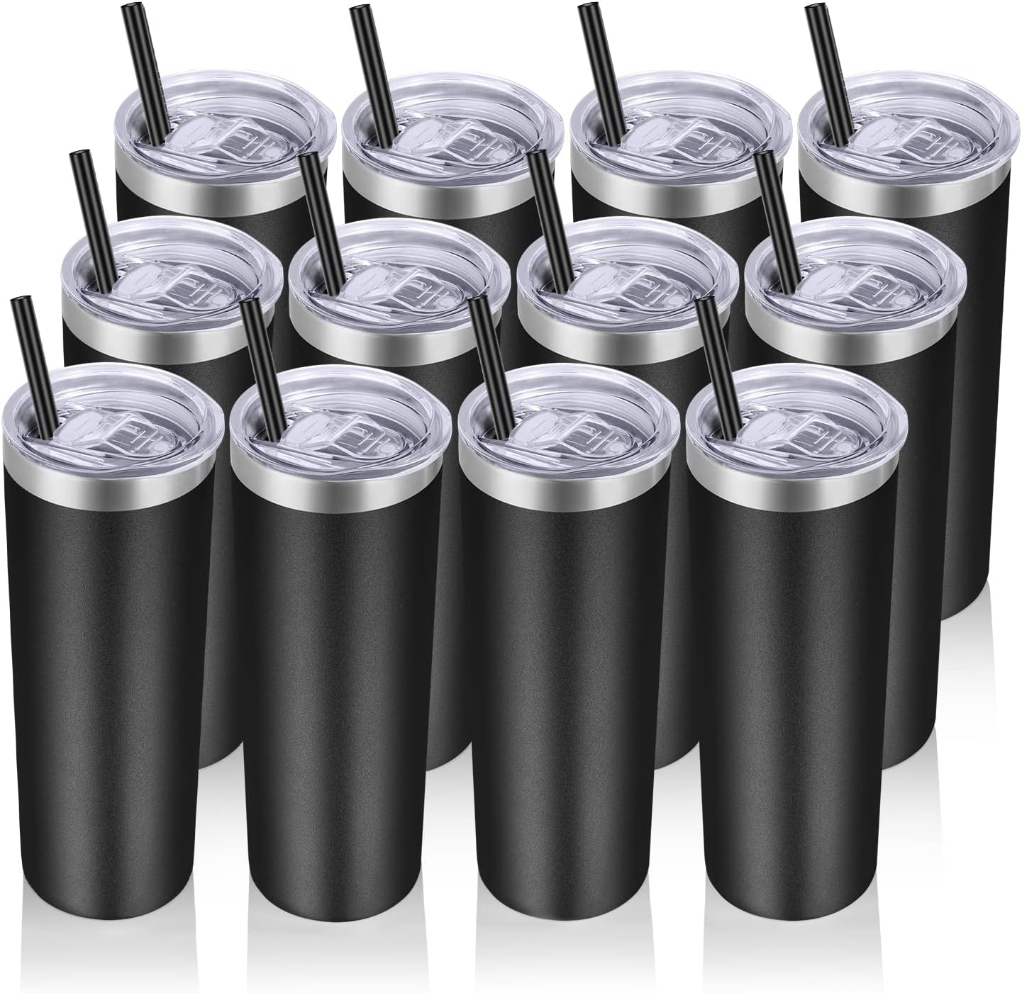 VEGOND Stainless Steel Tumblers Bulk 12 Pack for Every Occasion