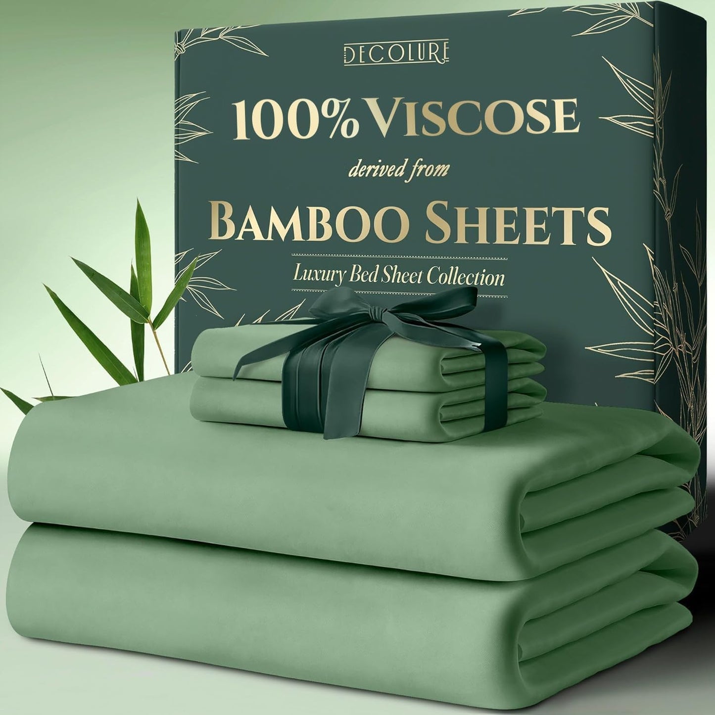Viscose Derived from Bamboo Twin Sheets Set - Ultra Soft Comfort
