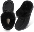 Womens Moccasin Snow Boots Faux Fur Lined Ankle Boots - Warm Comfort
