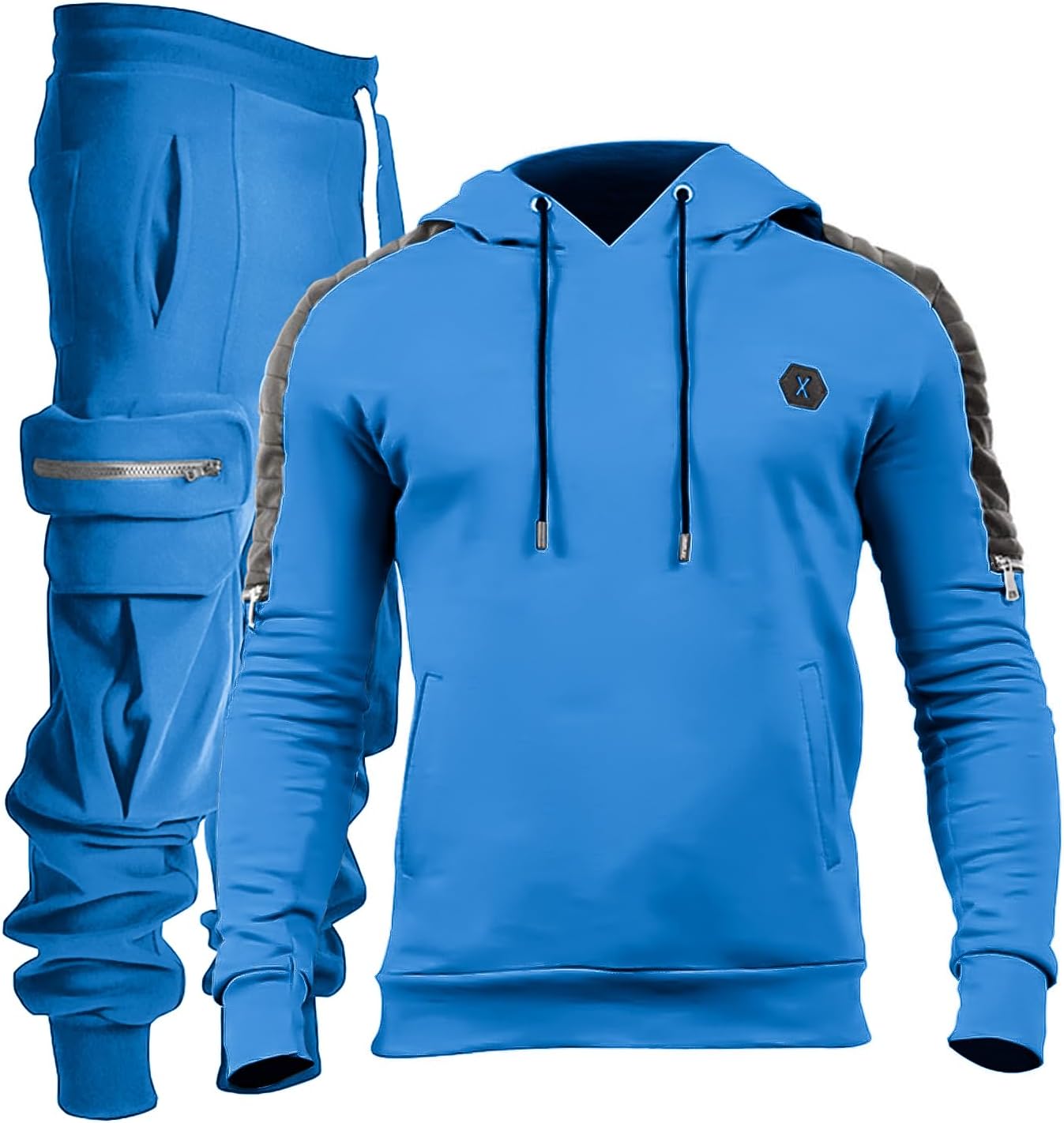 Men's Tracksuit 2 Piece Hoodie Athletic Jogging Sweatsuits