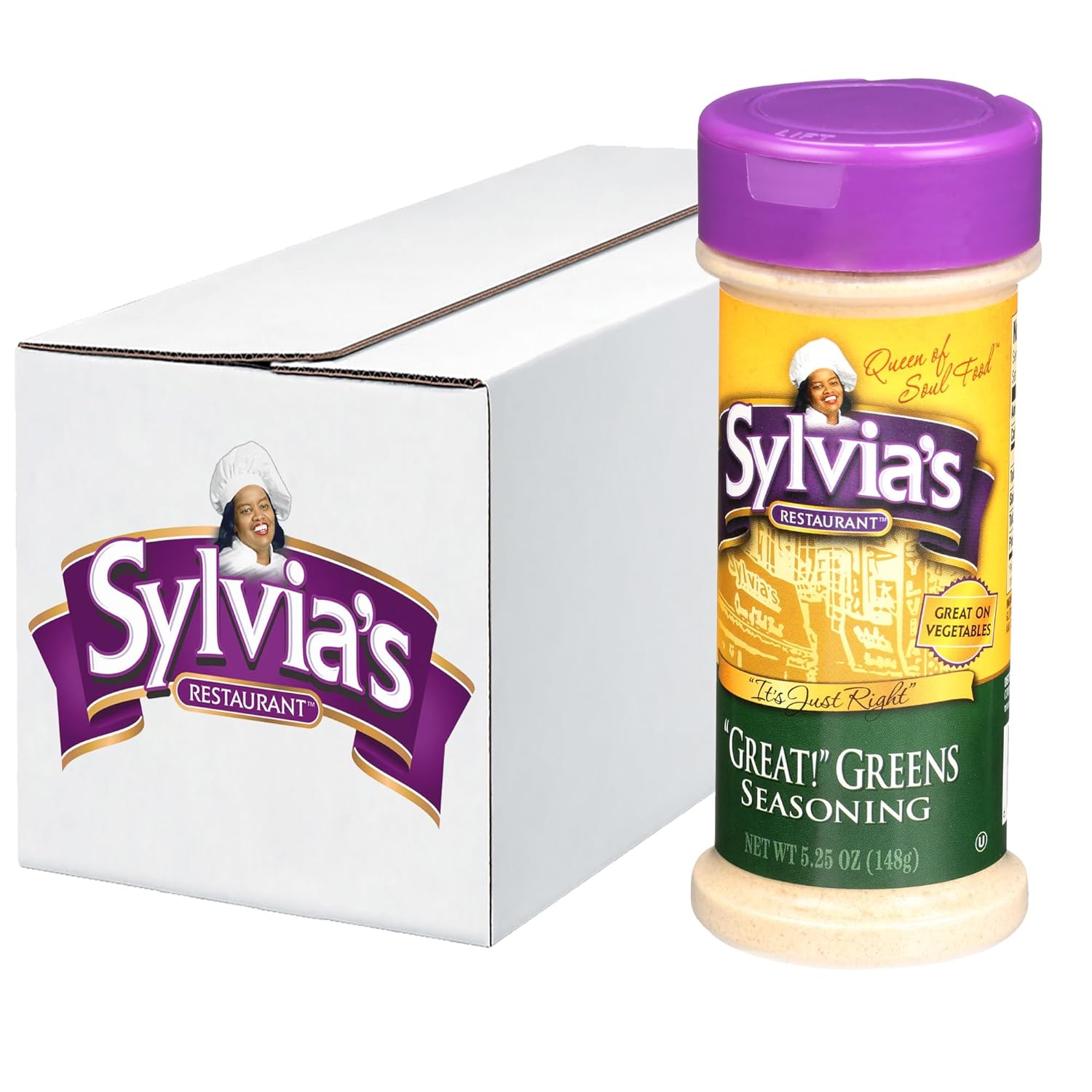 Sylvia's Great! Greens Seasoning for Delicious Southern Greens