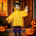 Halloween Animatronics Decorations Outdoor 35 in Life-Size Raincoat