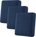 Super Stretch Cushion Slipcover Set of 3 - Small Checked Jacquard Fit