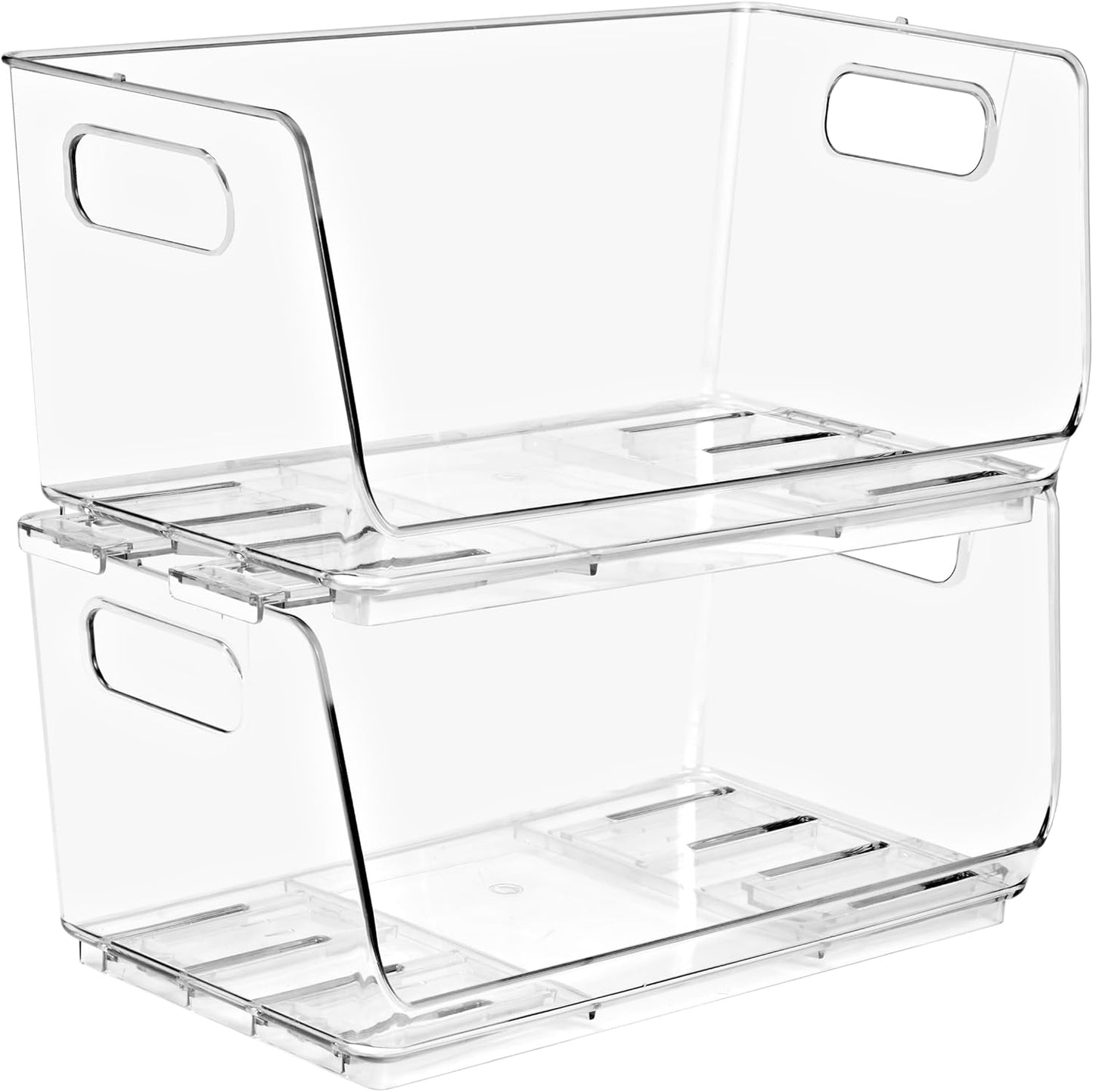 Sorbus Stackable Storage Bins for Kitchen Organization and More