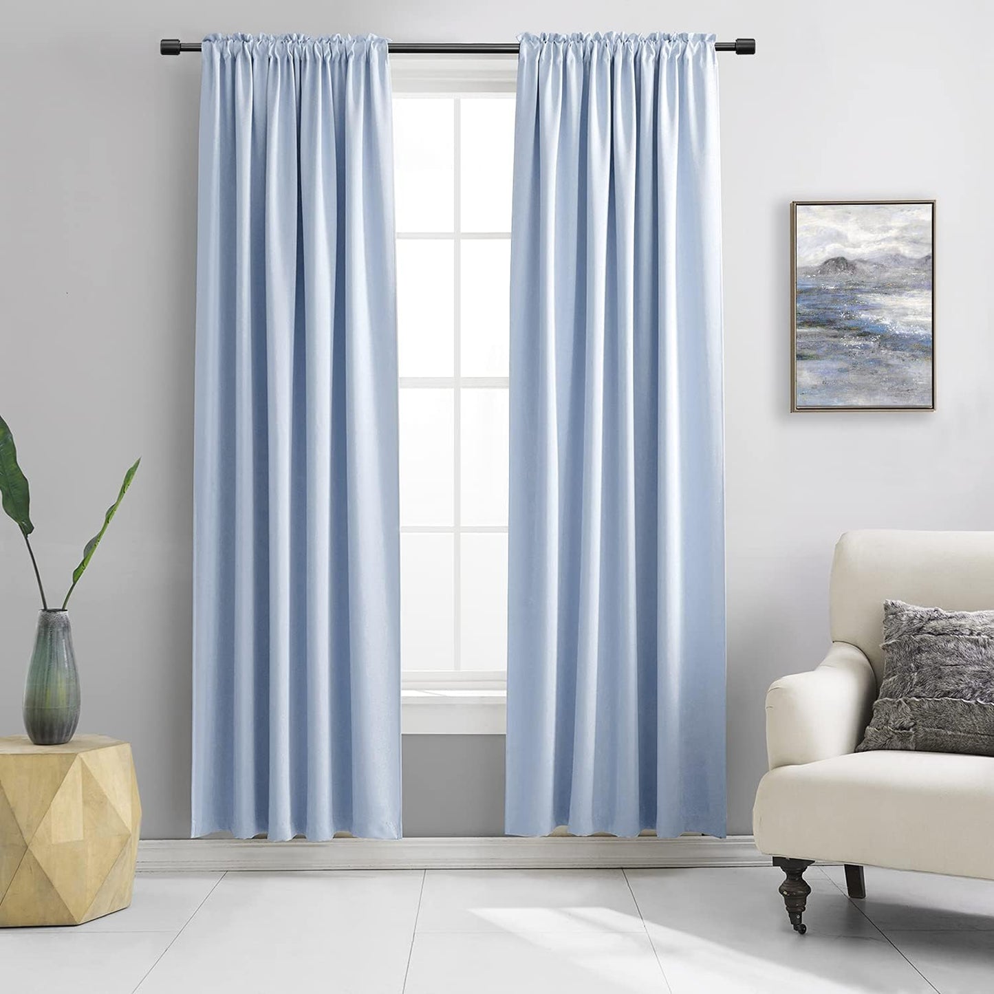 Room Darkening Curtain Panels for Boys Room - Energy Smart Drapes